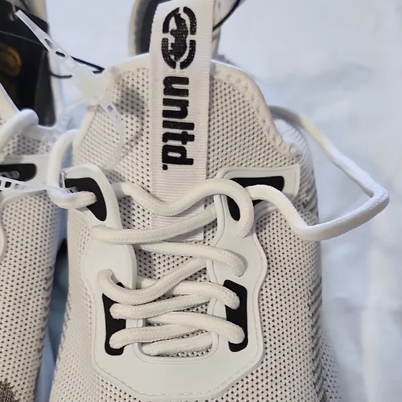 Ecko Unltd White and Gray men's knit athletic sneakers - Picture 6 of 8